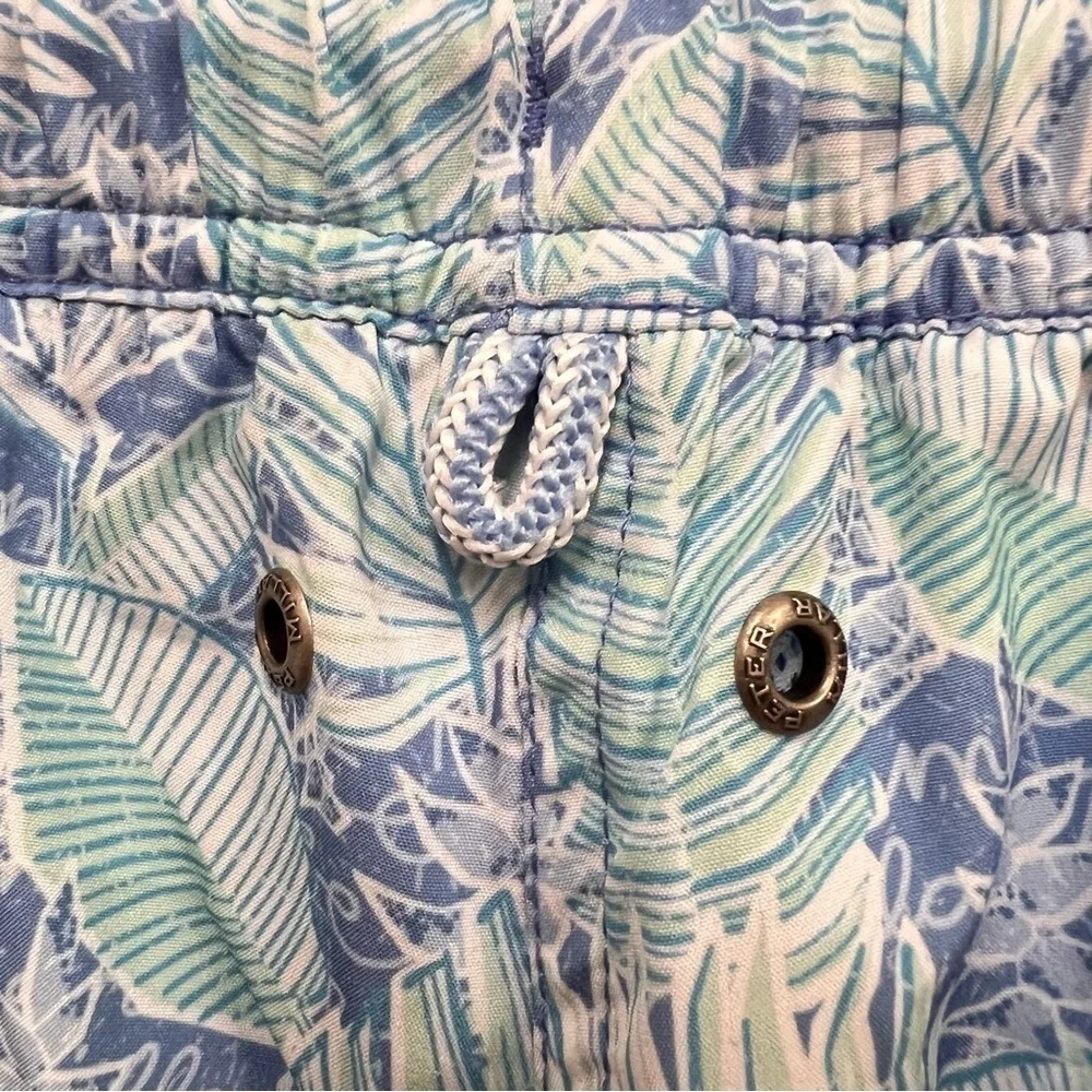 Peter Millar Shorts Seaside Grace Bay Print Swim Board Trunks Men’s Large Tall